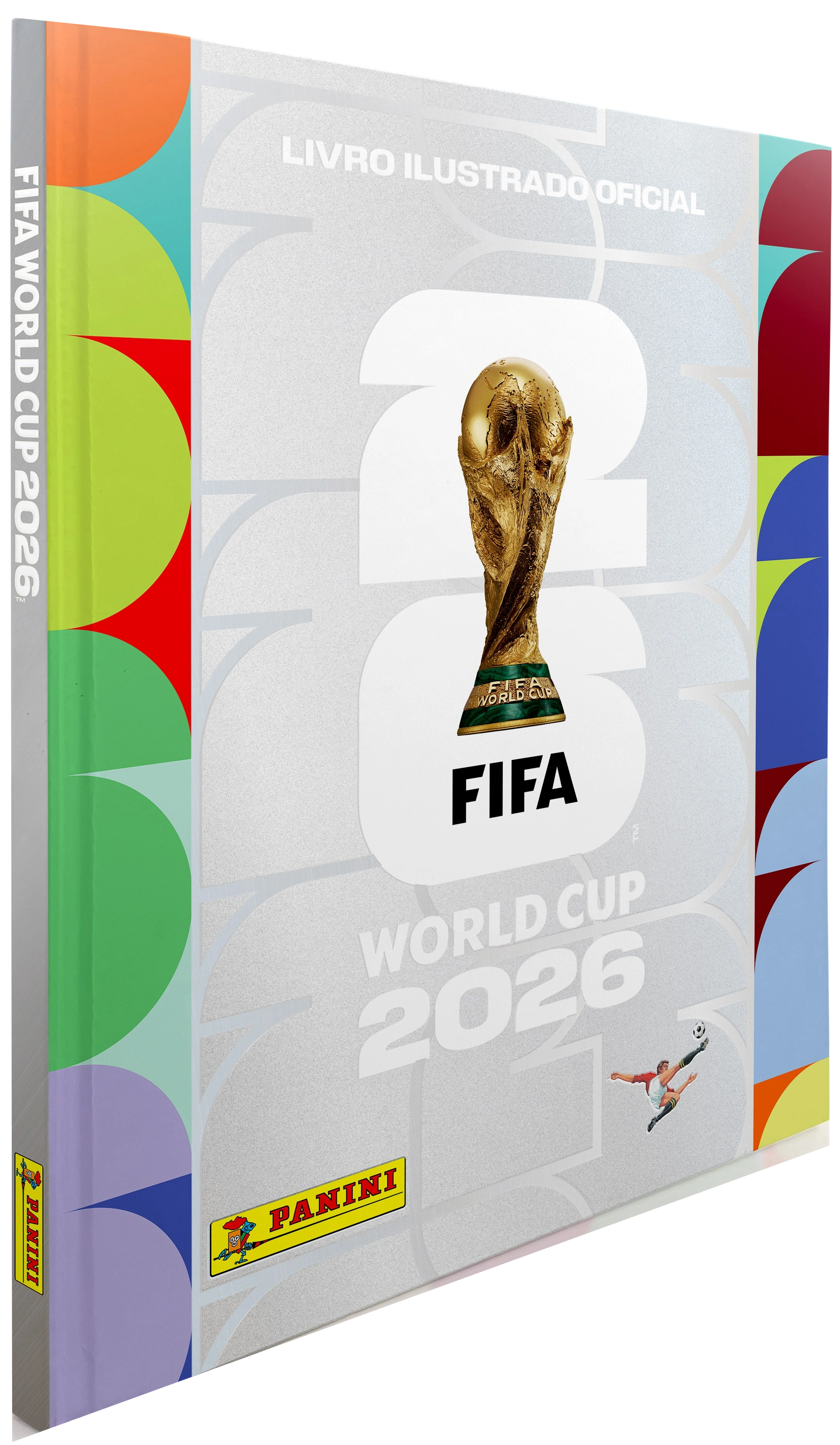 Álbum Copa do Mundo 2026 de capa dura prata